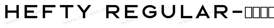 Hefty Regular字体转换